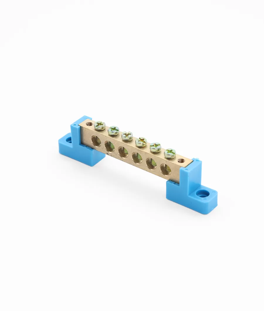 Earthing Brass Bar with Square Holders