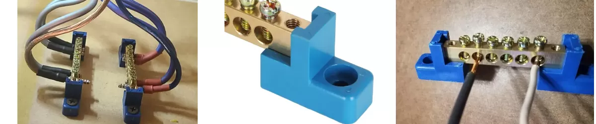 Earthing Brass Bar with Square Holders(pic4) Earthing Brass Bar with Square Holders(pic4)