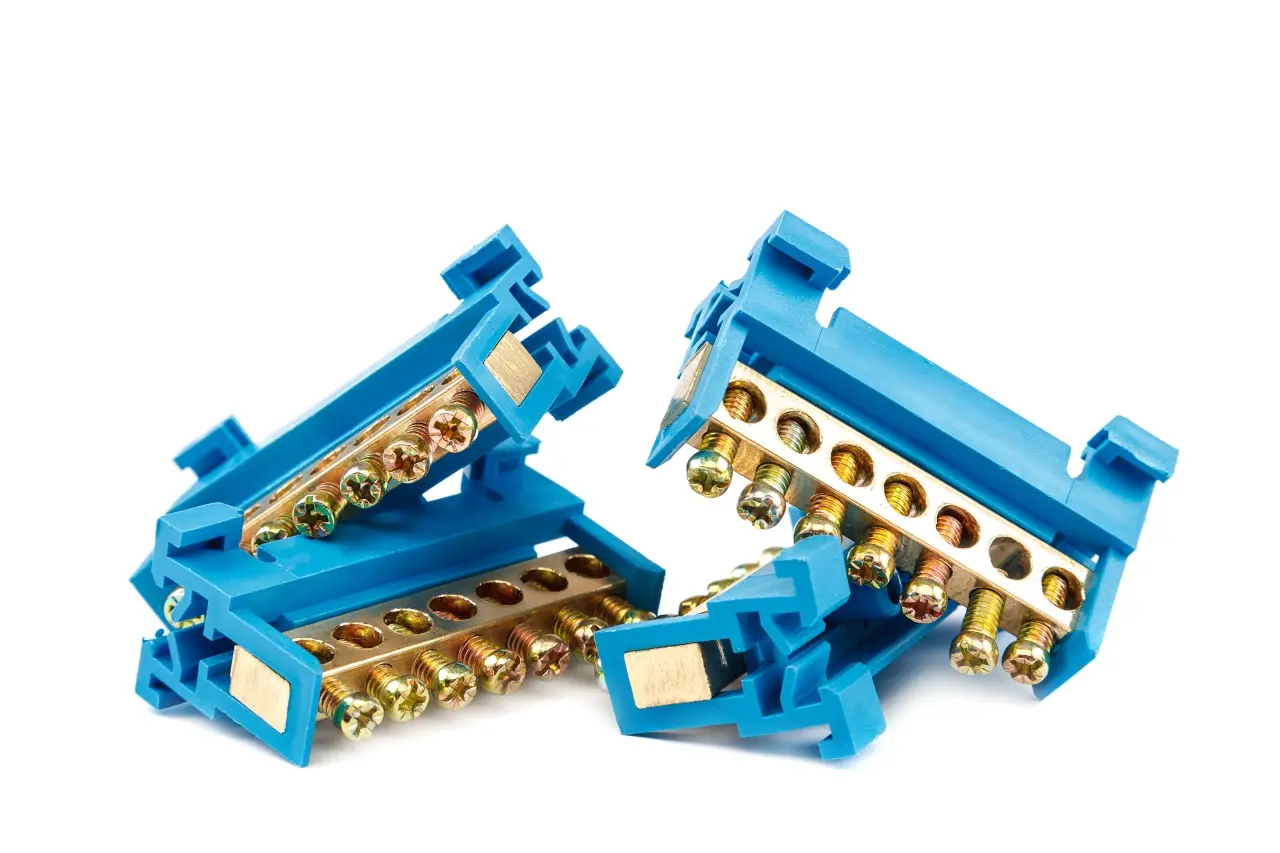 Earthing Connector with din rail holder