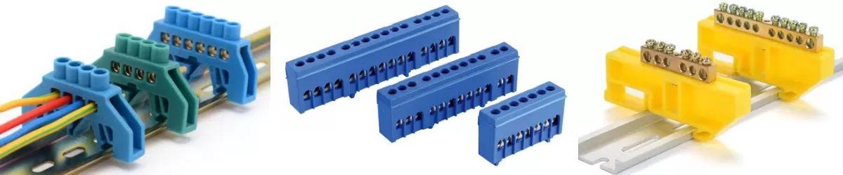 Earthing Connector with din rail holder type 3(pic3)