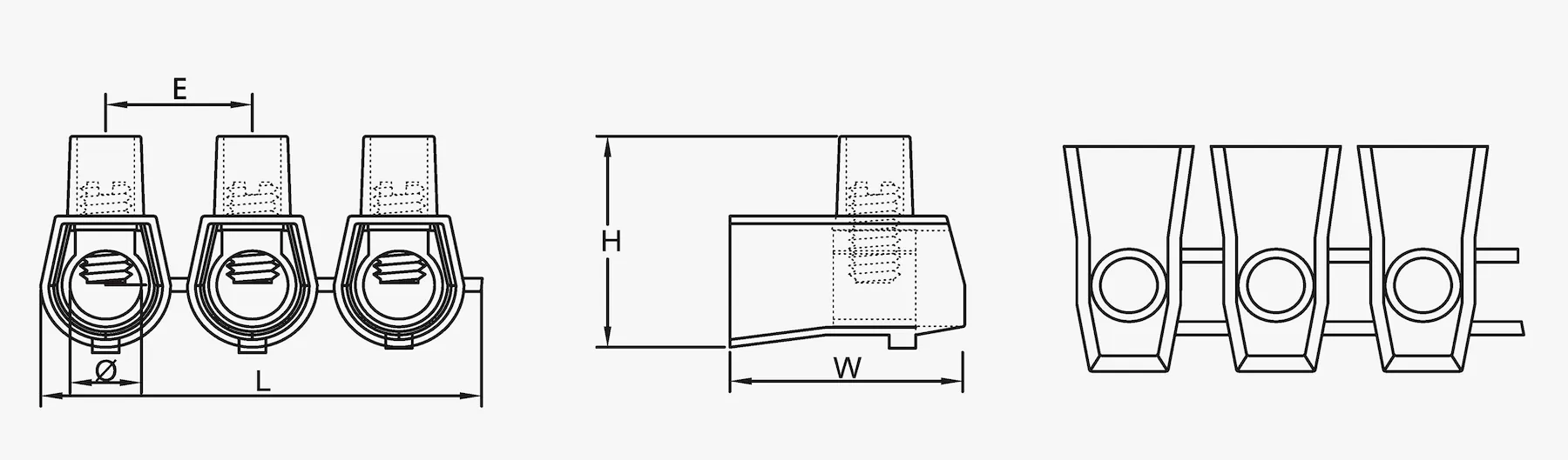 One Side Entry Terminal Block-5 Ways-PC(pic1) One Side Entry Terminal Block-5 Ways-PC(pic1)