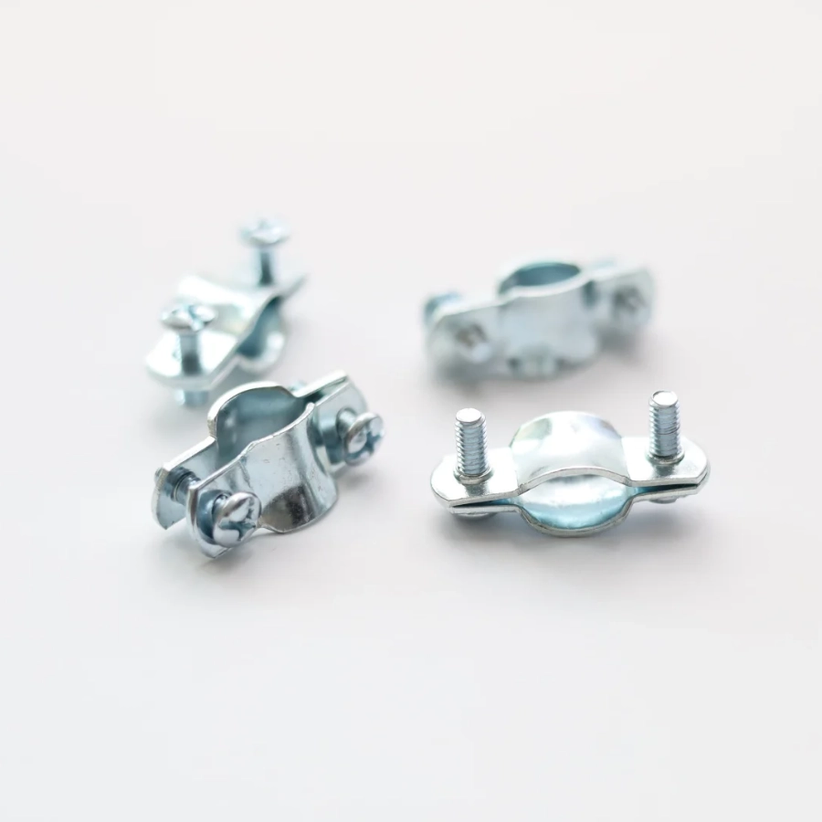 Galvanized Saddle Cable Clamp for Round Wire Fixing view 4