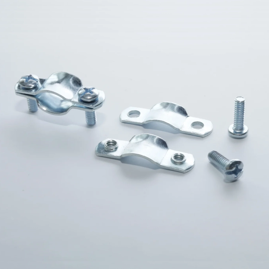 Galvanized Saddle Cable Clamp for Round Wire Fixing view 5